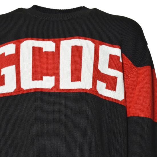25FW 지씨디에스 스웨터 B2CM1505KI4 99 Black - GCDS