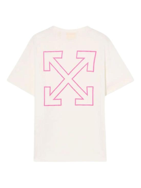 25FW [키즈] 오프화이트 티셔츠 44GAA001F5J00D 0132 White - OFF WHITE