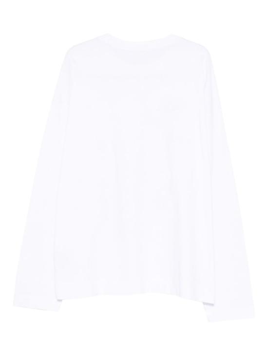 25FW 드리스 반 노튼 긴팔 티셔츠 2520211202603 001 White - DRIES VAN NOTEN