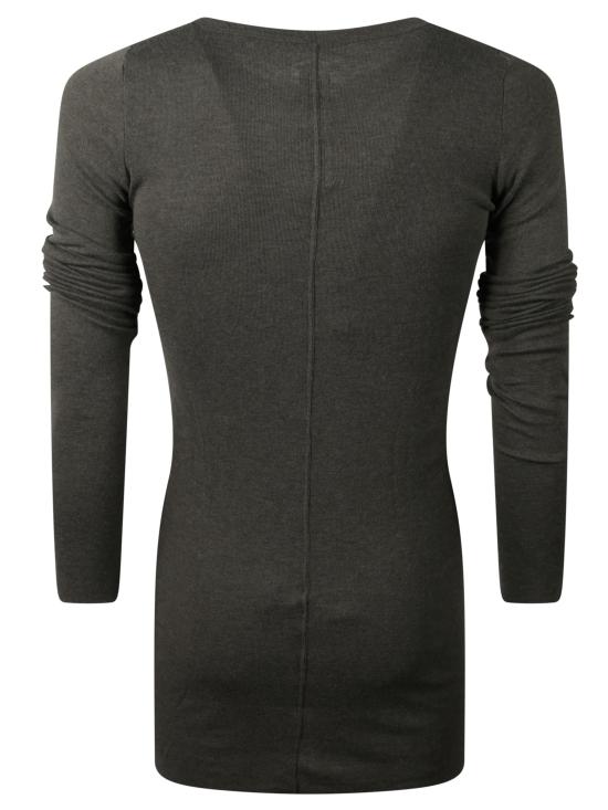 25FW 릭 오웬스 긴팔 티셔츠 RU02E1250 RJR25 Green - RICK OWENS