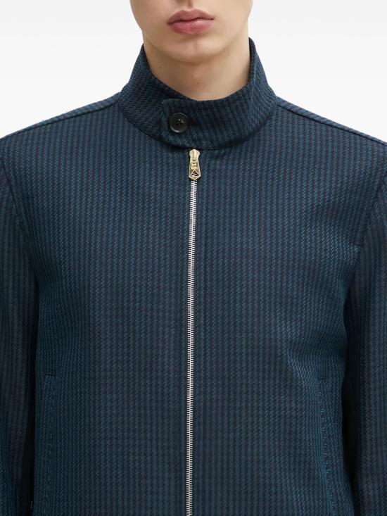 25FW 폴 스미스 봄버 자켓 M1R603Z T0280867 Blue - PAUL SMITH