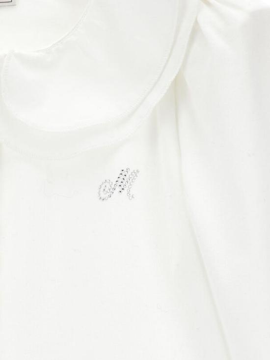 25FW [키즈] 모나리자 셔츠 17FPAT 62020001 White - MONNALISA