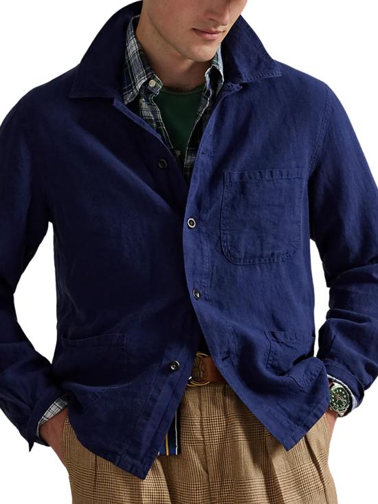 25FW 랄프 로렌 자켓 710971946 002 Blue - RALPH LAUREN