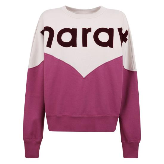 25FW 이자벨마랑에뚜왈 긴팔 티셔츠 SW0006FA A1M08E Pink