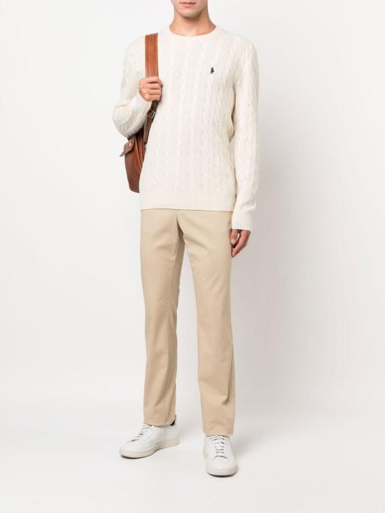 25FW 랄프 로렌 스웨터 710876762 010 Beige - RALPH LAUREN
