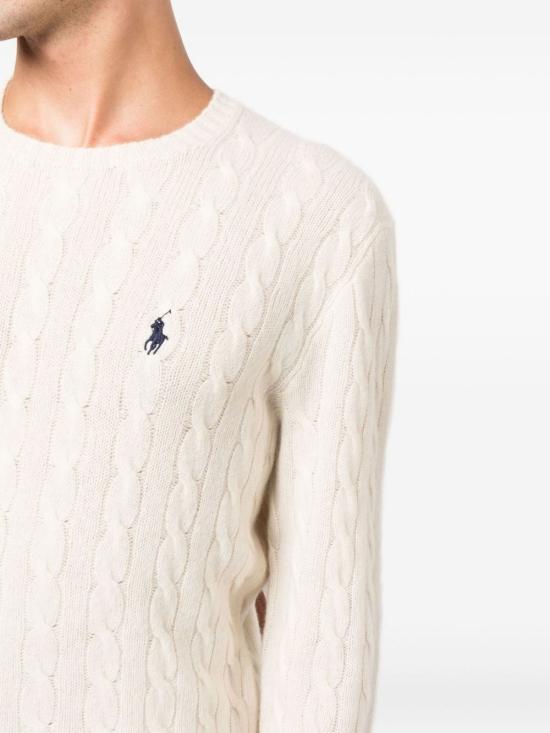 25FW 랄프 로렌 스웨터 710876762 010 Beige - RALPH LAUREN