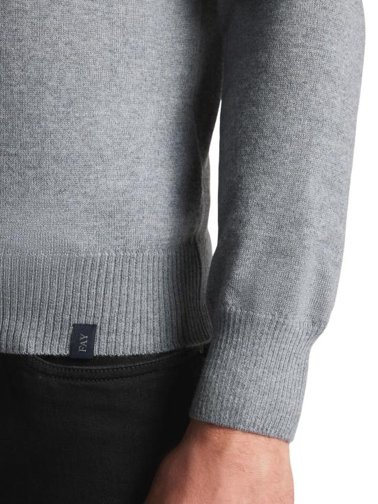 25FW 페이 스웨터 NMMC151242 0CQTB207 Grey - FAY