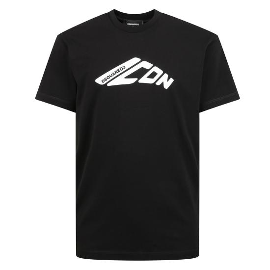 25FW 디스퀘어드2 반팔 티셔츠 S79GC0116 D20020 Black