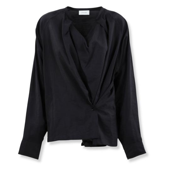 25FW 르메르 긴팔 티셔츠 TO1081 Black