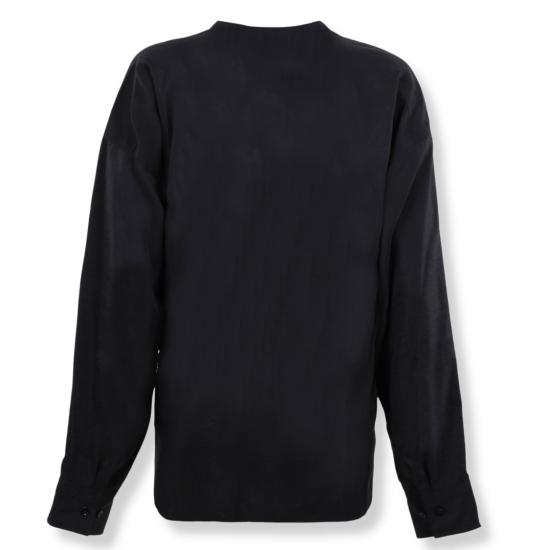 25FW 르메르 긴팔 티셔츠 TO1081 Black - LEMAIRE