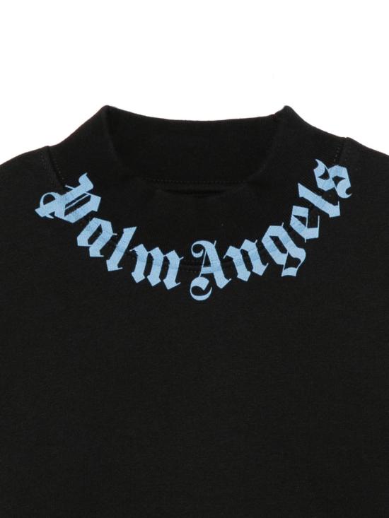 25FW [키즈] 팜앤젤스 니트/스웻셔츠 PBBA012F25FLE002 1040 Black - PALM ANGELS