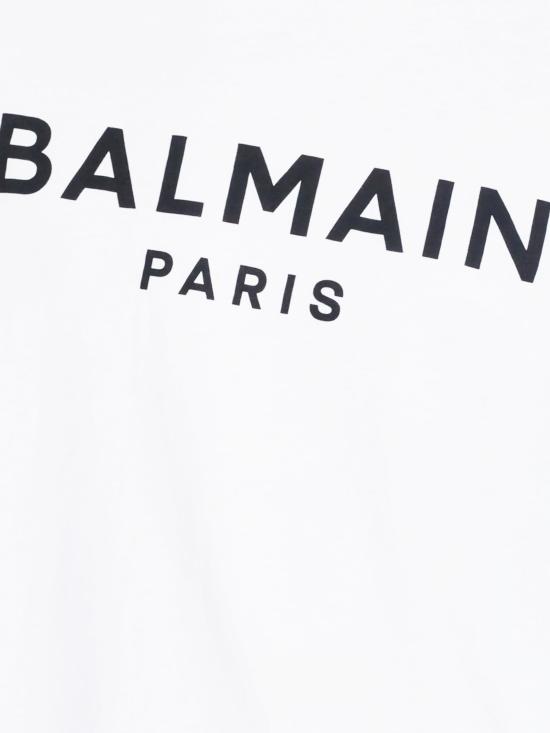 25FW 발망 반팔 티셔츠 FH1EG000BB73 GAB White - BALMAIN