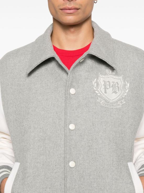 25FW 발망 봄버 자켓 FH0TFA71MH95 YHV Grey - BALMAIN