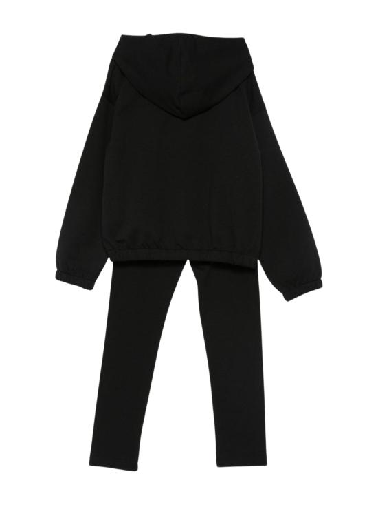 25FW [키즈] 모스키노 점프수트 HDK036 LDA1660100 Black - MOSCHINO