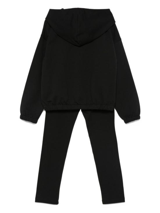 25FW [키즈] 모스키노 점프수트 HDK036 LDA1660100 Black - MOSCHINO