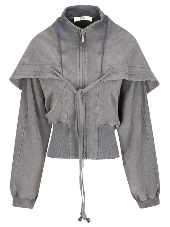 25FW 노올스 탑 SS25HAZHO0FBL Grey