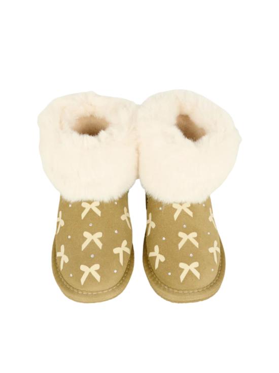 25FW [키즈] 모나리자 미들 부츠 83F000 67020002 Beige - MONNALISA