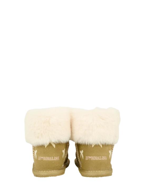 25FW [키즈] 모나리자 미들 부츠 83F000 67020002 Beige - MONNALISA