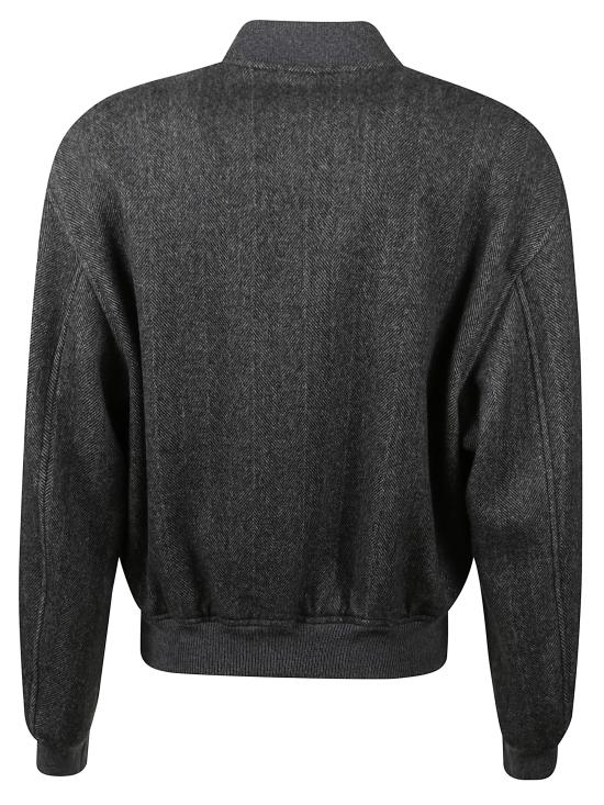 25FW 조르지오 아르마니 봄버 자켓 GM002267 TE17630U8087 Grey - GIORGIO ARMANI