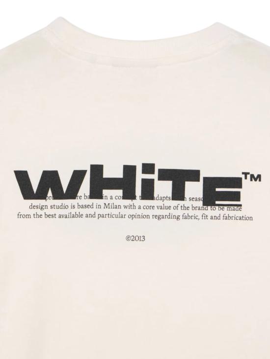 25FW [키즈] 오프화이트 티셔츠 44BAA002F5J002 0110 White - OFF WHITE