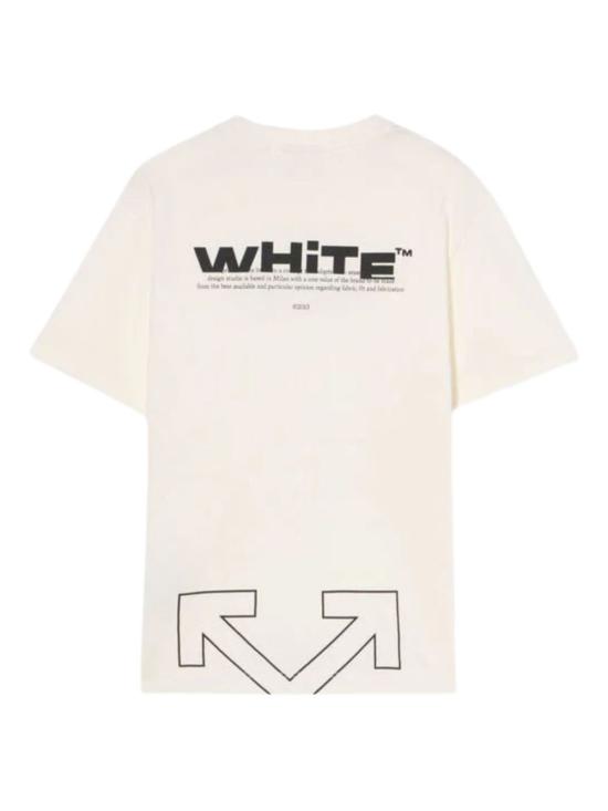 25FW [키즈] 오프화이트 티셔츠 44BAA002F5J002 0110 White - OFF WHITE