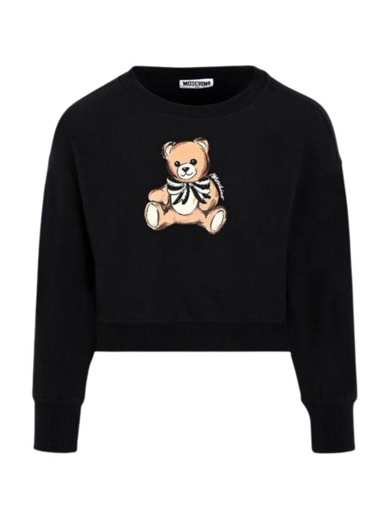 25FW [키즈] 모스키노 니트/스웻셔츠 HDF06G LDA1660100 Black