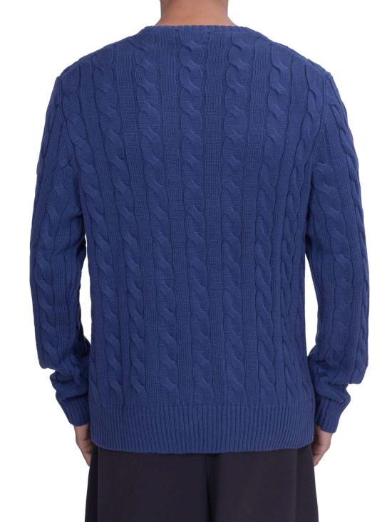 25FW 랄프 로렌 스웨터 710775885 521 Blue - RALPH LAUREN