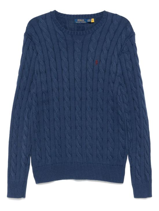 25FW 랄프 로렌 스웨터 710775885 521 Blue - RALPH LAUREN