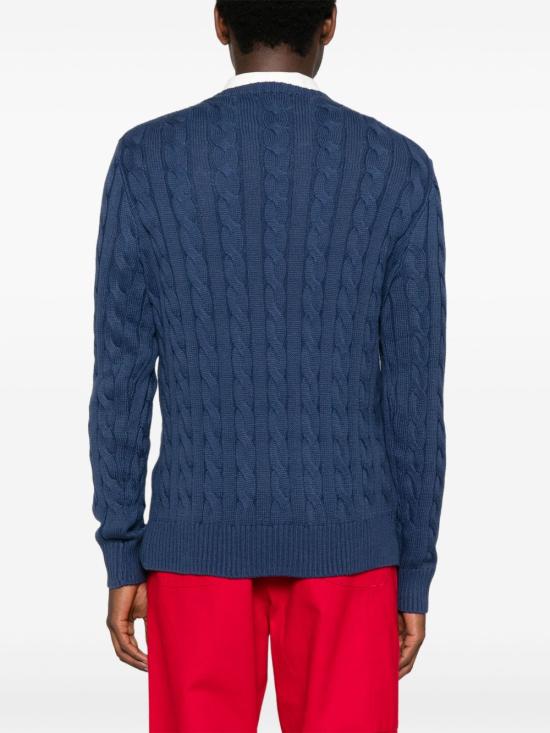 25FW 랄프 로렌 스웨터 710775885 521 Blue - RALPH LAUREN