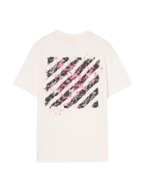 25FW [키즈] 오프화이트 티셔츠 44GAA001F5J008 0132 White - OFF WHITE