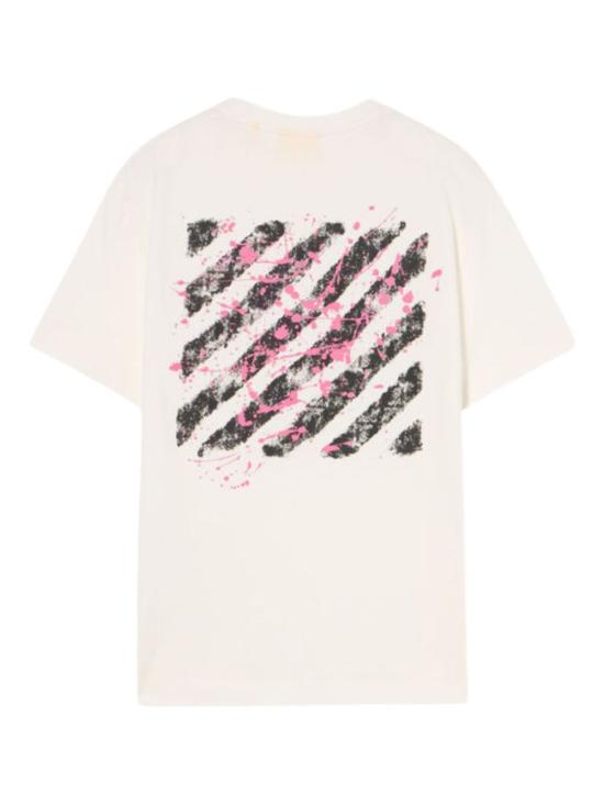 25FW [키즈] 오프화이트 티셔츠 44GAA001F5J008 0132 White - OFF WHITE