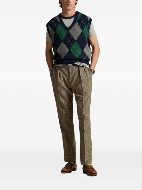 25FW 랄프 로렌 니트 베스트 710970657 001 Blue - RALPH LAUREN