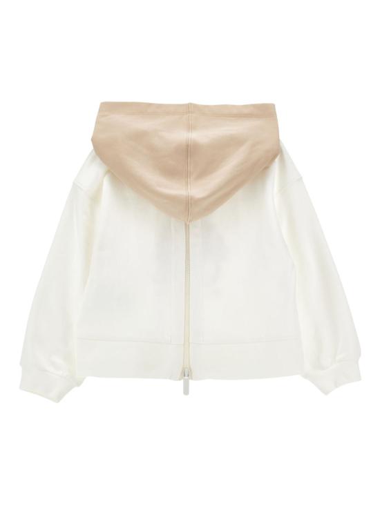 25FW [키즈] 모나리자 니트/스웻셔츠 19F629NP 60040102 Cream - MONNALISA