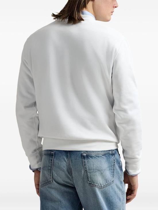 25FW 랄프 로렌 긴팔 티셔츠 710973161 001 White - RALPH LAUREN