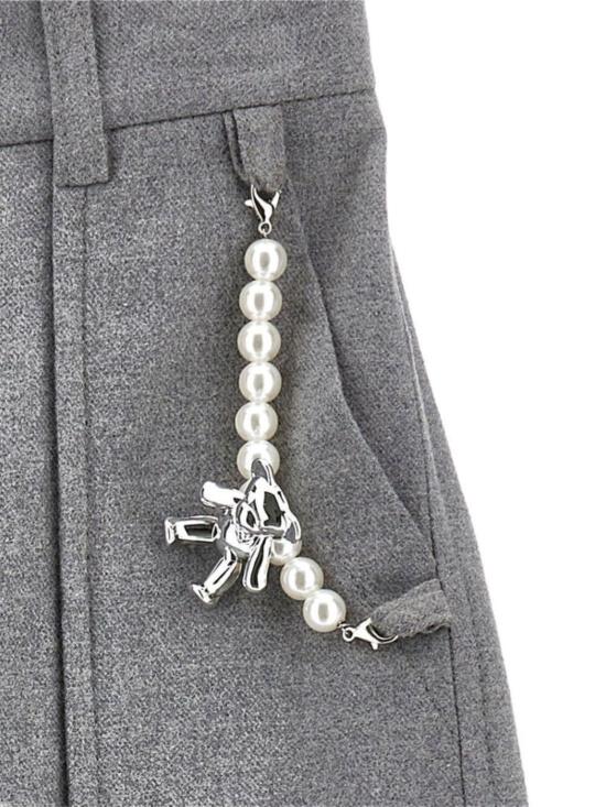 25FW [키즈] 모나리자 스트레이트 팬츠 11F414 61590032 Grey - MONNALISA