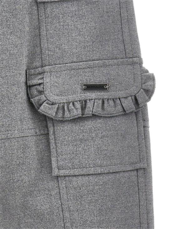 25FW [키즈] 모나리자 스트레이트 팬츠 11F414 61590032 Grey - MONNALISA