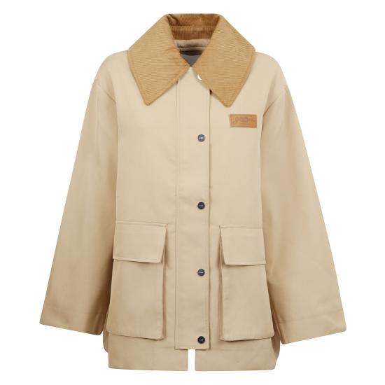 25FW 가니 트윌 미디 자켓 W0757 Neutrals