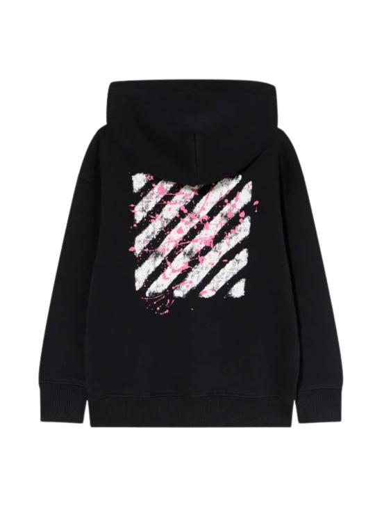 25FW [키즈] 오프화이트 니트/스웻셔츠 44GBB002F5F004 1032 Black - OFF WHITE