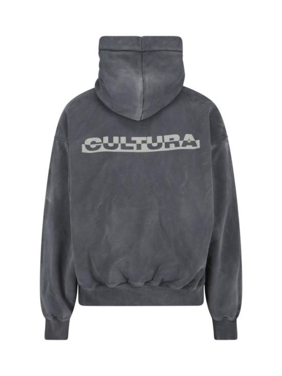 25FW 쿨투라 후드 티셔츠 K0080 Grey - CULTURA