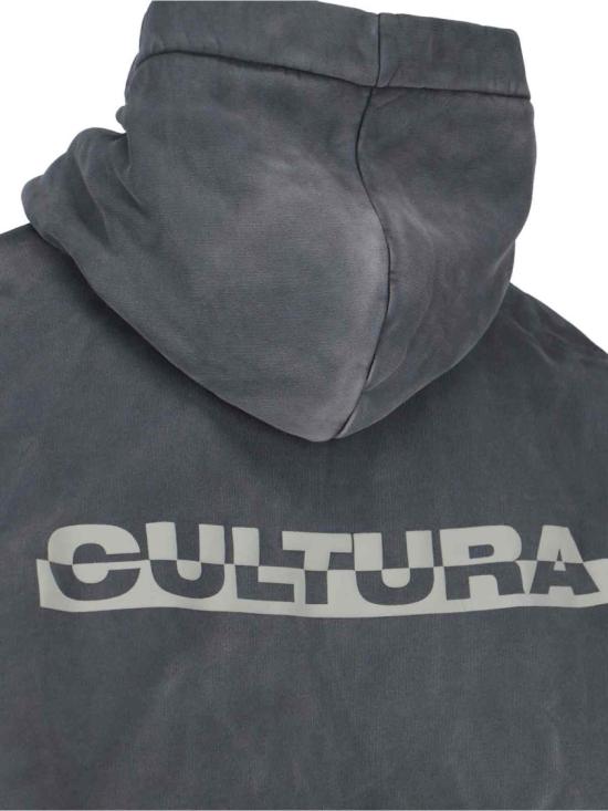 25FW 쿨투라 후드 티셔츠 K0080 Grey - CULTURA
