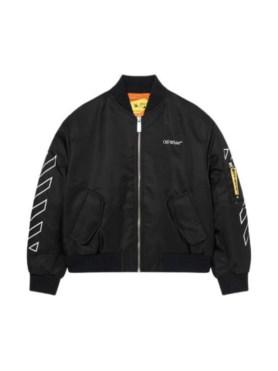 25FW [키즈] 오프화이트 캐주얼 자켓 44BEH002F5F001 1001 Black