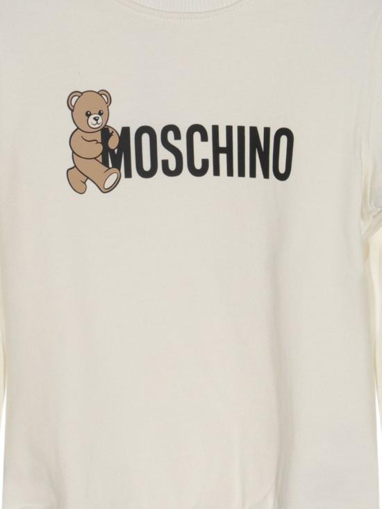 25FW [키즈] 모스키노 니트/스웻셔츠 HPF08V LCA8310063 White - MOSCHINO