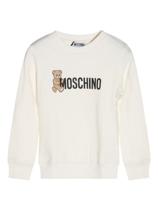 25FW [키즈] 모스키노 니트/스웻셔츠 HPF08V LCA8310063 White - MOSCHINO