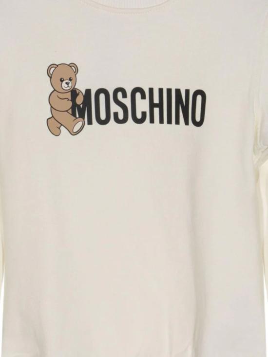 25FW [키즈] 모스키노 니트/스웻셔츠 HPF08V LCA8310063 White - MOSCHINO