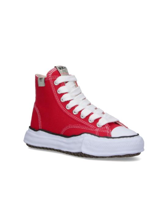 25FW 메종 미하라 야스히로 피터슨 OG 솔 캔버스 하이탑 A01FW701RED - MAISON MIHARA YASUHIRO