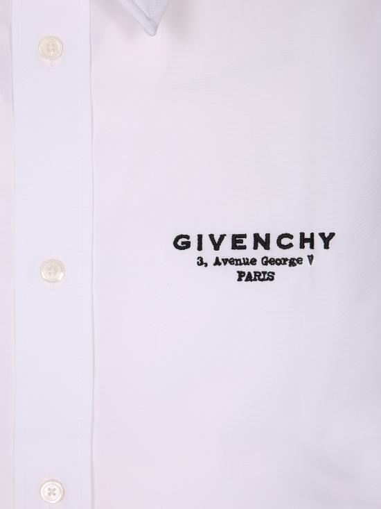26FW 지방시 긴팔 셔츠 BM616M 14M6 100 White - GIVENCHY