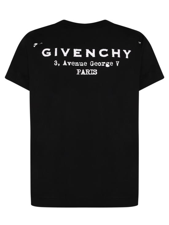 26FW 지방시 반팔 티셔츠 BW70FJP 75N 001 Black - GIVENCHY