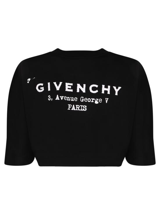 26FW 지방시 반팔 티셔츠 BW70FKP 75N 001 Black - GIVENCHY