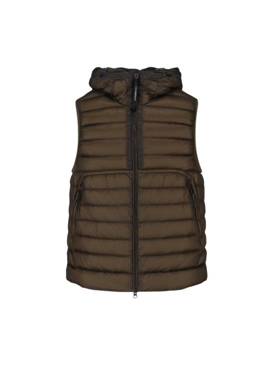 25FW 씨피 컴퍼니 D.D. 쉘 고글 다운 질레 엘름우드 19CMVE032A110416A683 Brown