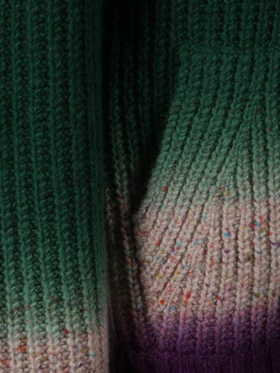 25FW 사카이 집업 니트 2503831M 551 Green - SACAI